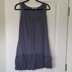 Monoreno Scoop Neck Tank Top in Dusty Blue